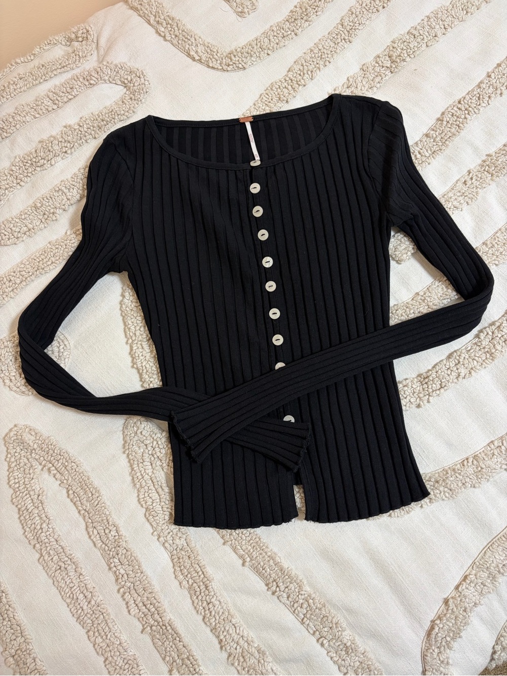 Free People Ribbed Pull-Over Sweater